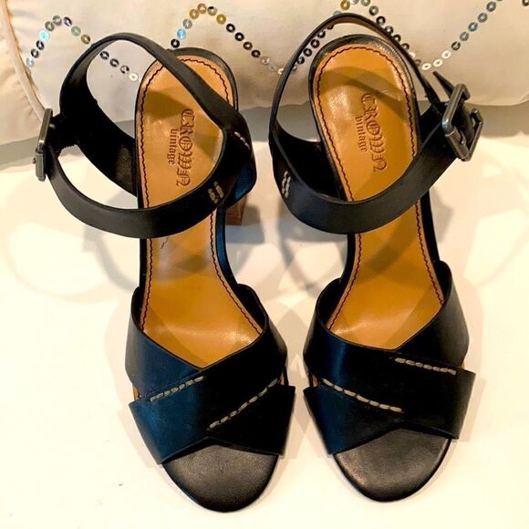 Crown Vintage Ankle Strap Sandal - Picture 1 of 8